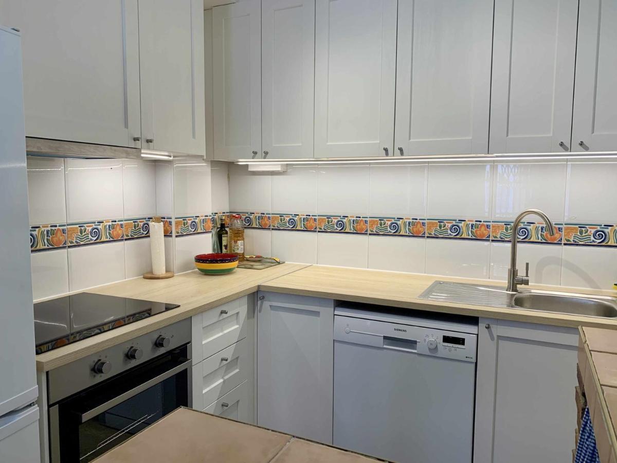 Apartamento agradable con gran solarium en Mezquitilla Algarrobo Costa Exterior foto