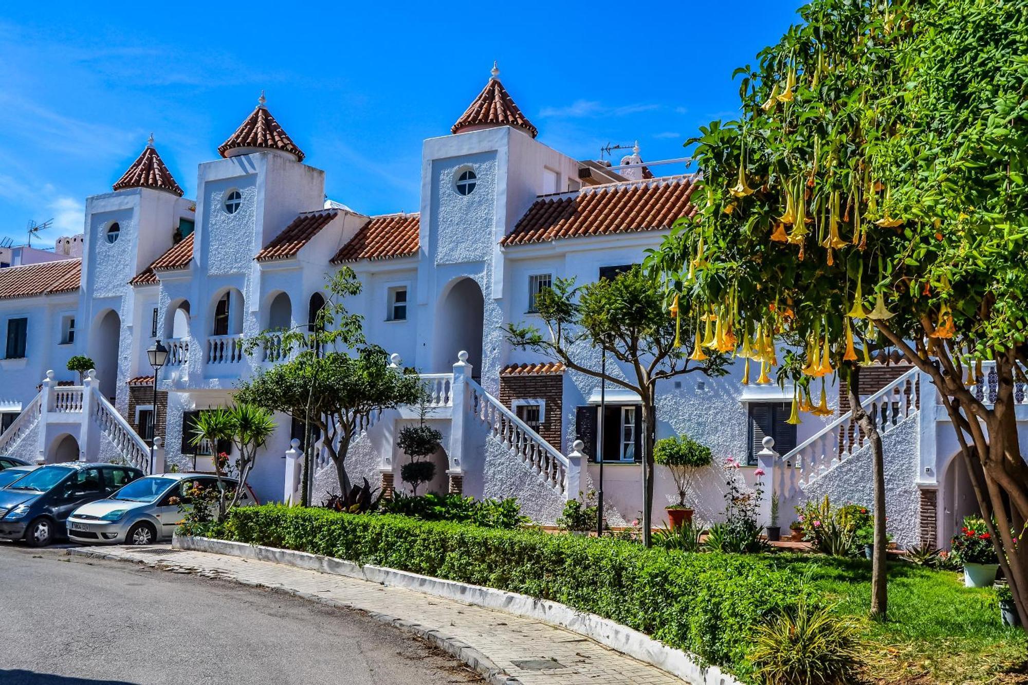 Apartamento agradable con gran solarium en Mezquitilla Algarrobo Costa Exterior foto