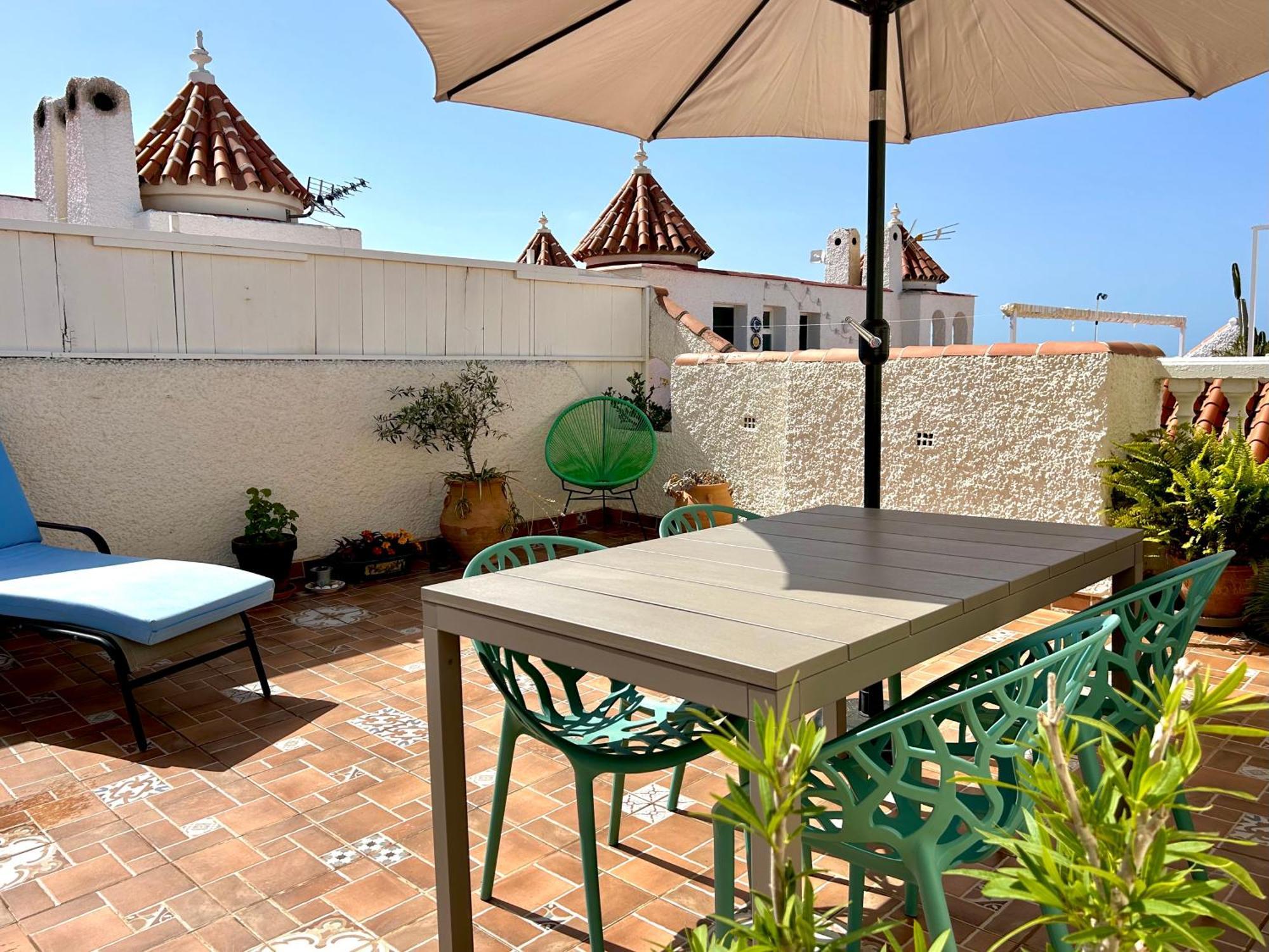 Apartamento agradable con gran solarium en Mezquitilla Algarrobo Costa Exterior foto