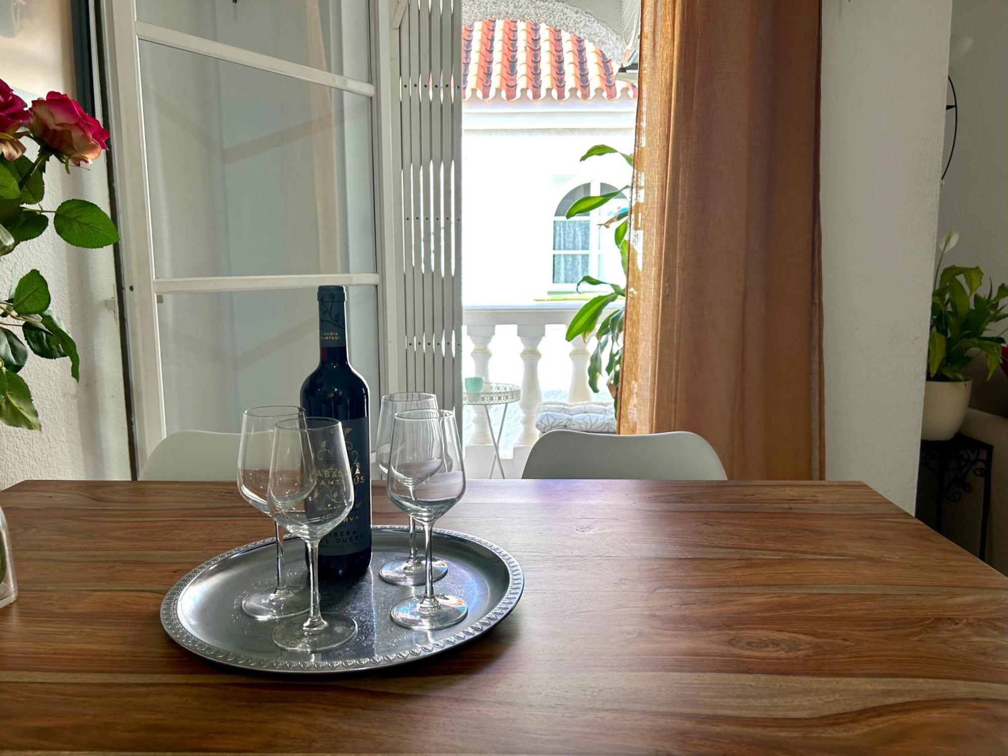 Apartamento agradable con gran solarium en Mezquitilla Algarrobo Costa Exterior foto